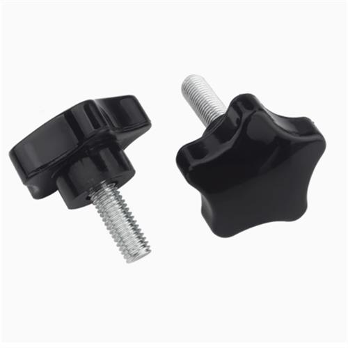 PEMI/PEFI外螺纹五星把手螺纹固定柱握柄活动手轮旋钮定位拉手柄