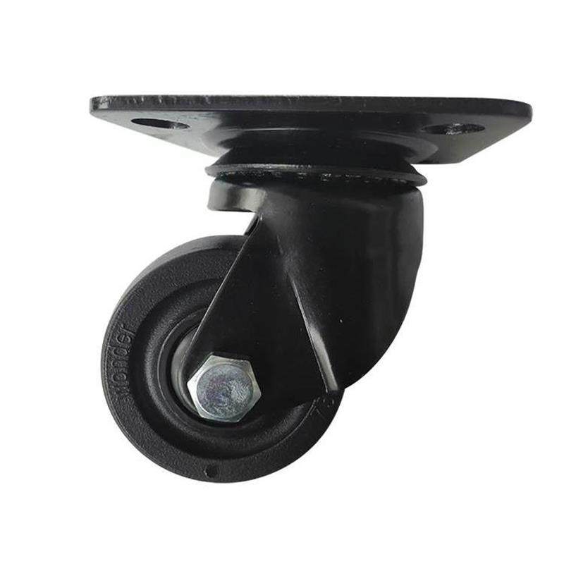 米思米脚轮3/4/5寸低重心CJH75万向轮CFQ01-D75-NM日式71X71孔距