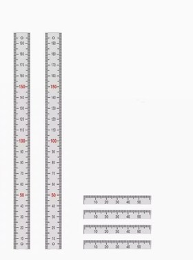 标尺BLR01-L100/L200/BLR02-L100怡和达   刻度横向型 L尺寸选择