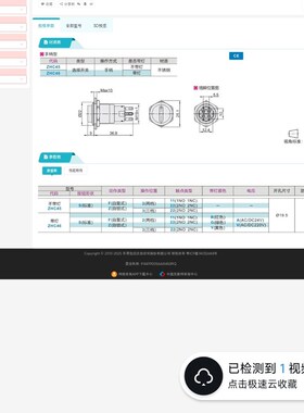 ZHC45/46选择21开关S/z-2/3/11/22-R/Y/G/A*01/21/31/41/42/43/35