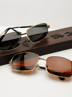 方框男士偏光眼镜高清防强光