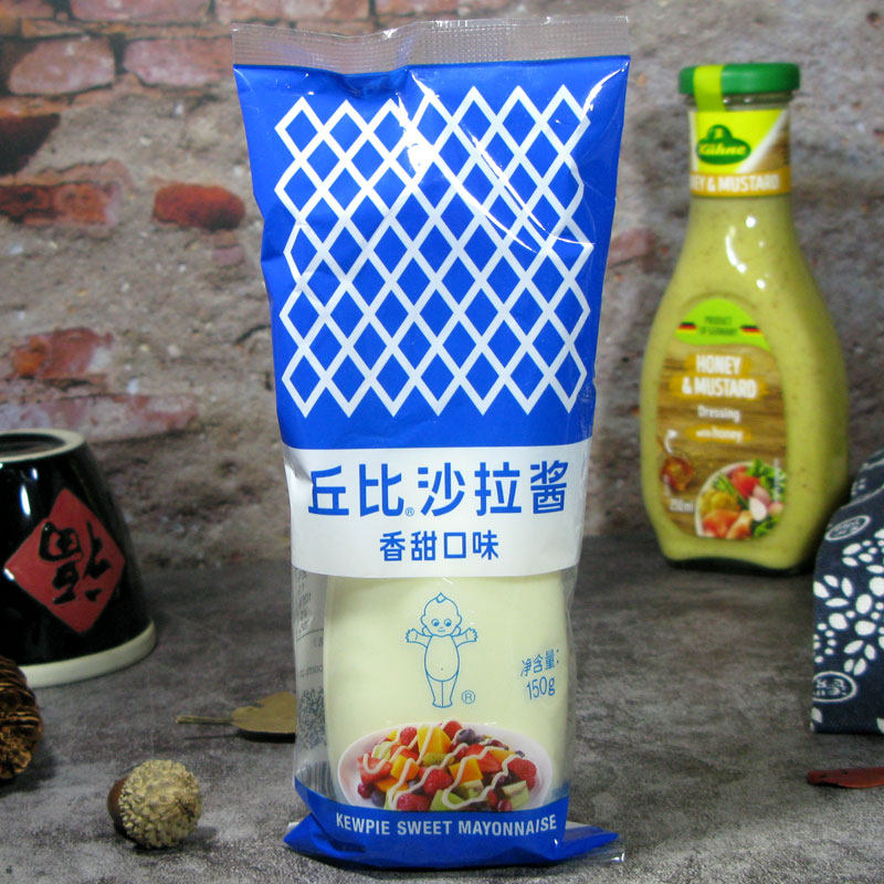 沙拉酱水果蔬菜丘比沙拉酱香甜味150g三明治汉堡面包蛋黄酱挤压瓶,粮油调味/速食/干货/烘焙,沙拉/千岛/蛋黄酱/油醋汁,淘宝优惠券,粉丝福利购,淘宝优惠卷