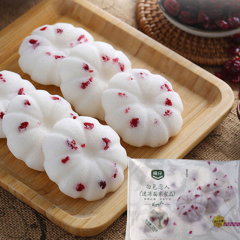 峰仔白色恋人糯米糕330g发糕早餐半成品蔓越莓米糕点心蒸煮速食,零食/坚果/特产,中式糕点/新中式糕点,淘宝优惠券,粉丝福利购,淘宝优惠卷