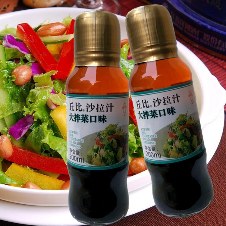 丘比沙拉汁大拌菜口味200ml日韩料理寿司材料沙拉酱