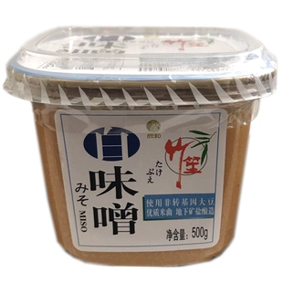 竹笙白味噌500g 正宗日式味增汤大酱汤非转基因大豆制速食汤 包邮