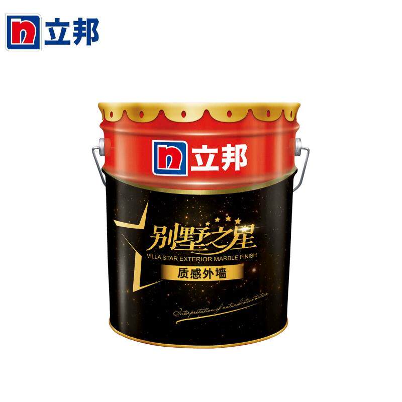 立邦别墅之星质感外墙罩光漆荣彩石砂岩真石漆花岗岩水包砂18kg