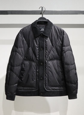 B2ACF420D PEACEBIRD太平鸟男2025冬新款衬衫式羽绒服B2ACF420DJ9