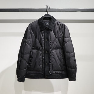 B2ACF420D PEACEBIRD太平鸟男2025冬新款衬衫式羽绒服B2ACF420DJ9