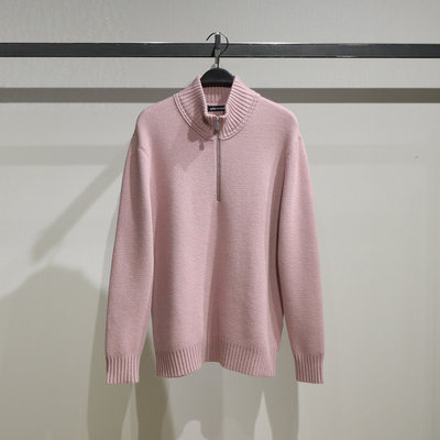 太平鸟男装2025冬长袖毛套衫