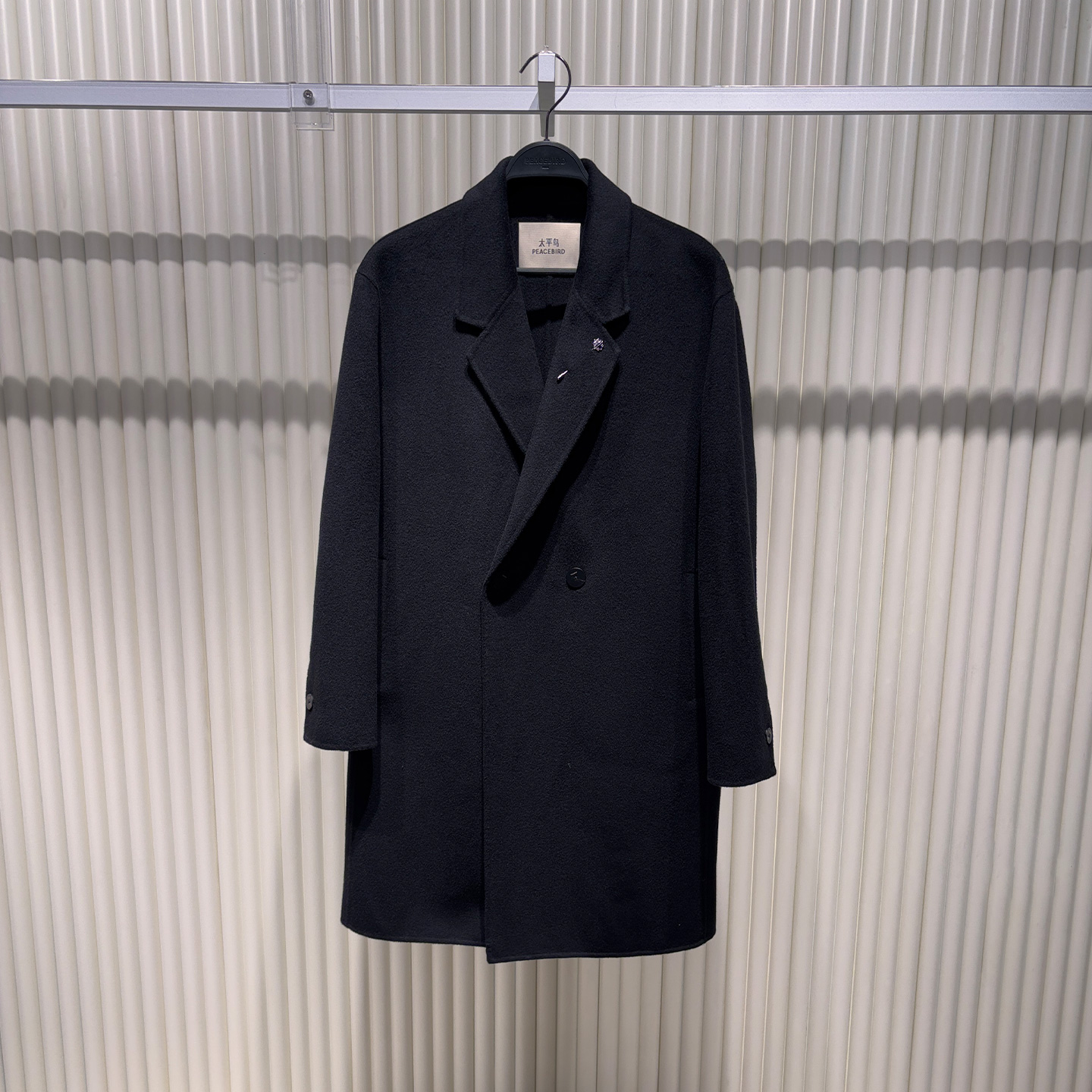 太平鸟男装商场同款羊毛呢大衣