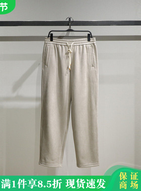 B2GMF4139太平鸟男装2025冬正品国内时尚运动长裤B2GMF4139M1