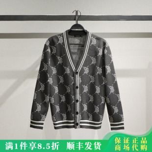 B1EAC3126 太平鸟正品 国内单排扣提花开衫 微瑕疵 PEACEBIRD