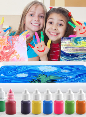 幼儿园水拓画套装浮水画水影画工