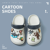 EVA外穿中小童卡通可爱DIY宝宝拖鞋 新款 婴幼儿包头 夏季 儿童洞洞鞋