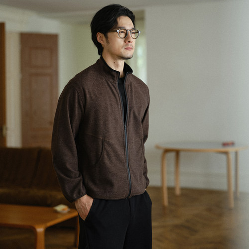 收留原创2025秋季男士立领夹克