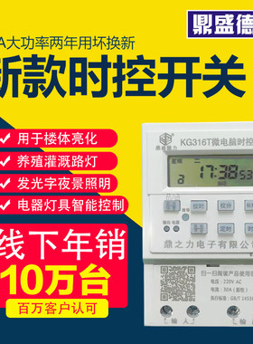 鼎盛德力大功率微电脑时控开关