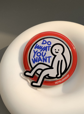 BlueHour原创 做自己 创意磁吸手机支架 伸缩折叠通用气囊