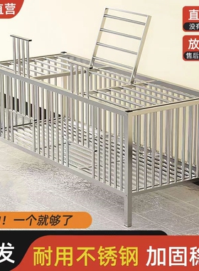 不锈钢鸡笼家用特大农村室外家庭鸡舍大号养鸡兔鸽子加厚组装笼子