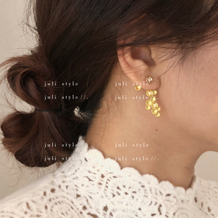 两戴耳饰 轻奢精致耳钉女小众高级感耳环一款 橘里 S925纯银针