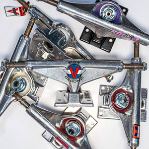 venture美国全新进口正品滑板支架签名v桥双空钛合金彩桥双翘支架