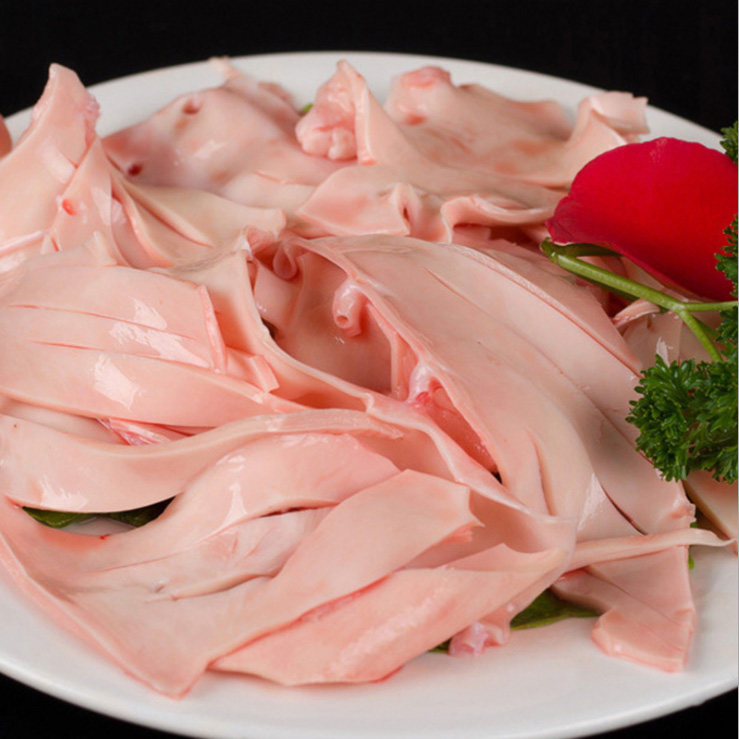 爽脆鲜猪黄喉 生猪黄喉 火锅麻辣烫食材  新鲜250克 川渝两份包邮