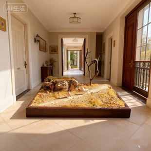 沙盘模型家居装饰建筑设计仿真场景摆件手办车模军模地台模型造景