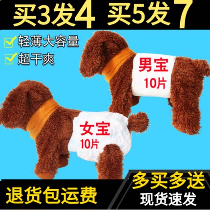宠物纸尿裤生理裤狗尿垫狗狗尿不湿月经母狗姨妈巾发情公狗安全裤