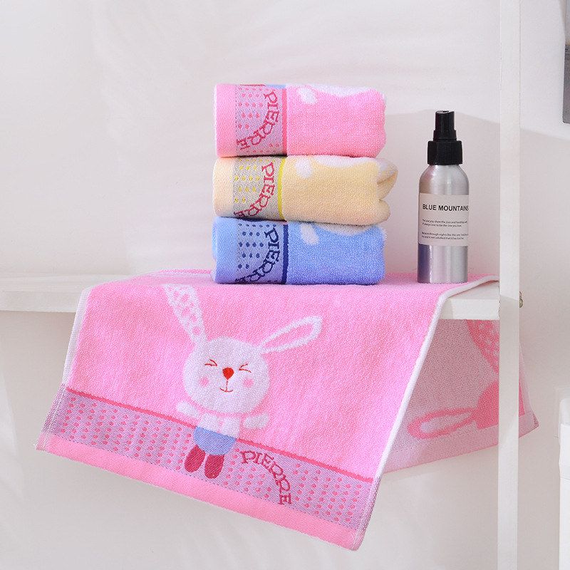 柔软儿童毛巾毛巾吸水口水巾厂家