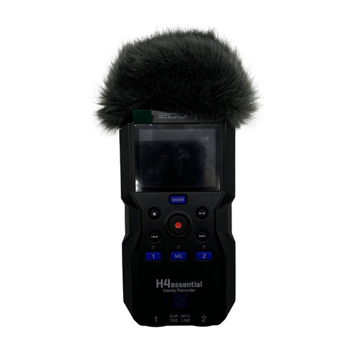 适合ZOOM H4essential录音笔防兔毛防风罩话筒毛毛套海绵咪罩咪套