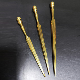 鸟站架架拐戳子头地戳尖戳头地插黄铜鸟具鹦鹉黄雀蜡嘴绣眼贝子