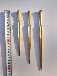 玉春棒天津卫黄铜鸟架拐戳子鸟站架戳头戳尖地插架拐配件绣眼蜡嘴