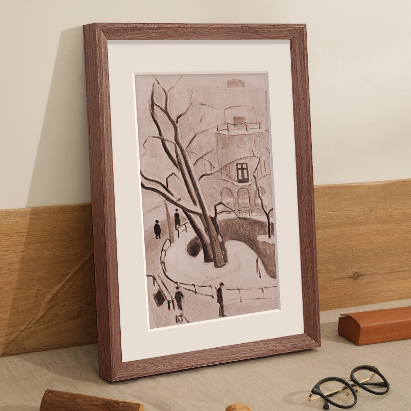 实木画 画框装裱8开 4K覆古相框挂墙留白拼图框架A4摆台ins风外框,家居饰品,相框/画框,淘宝优惠券,粉丝福利购,淘宝优惠卷