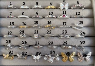 s925/999纯银戒指特价宠粉冲量福利款 38款戒指 开口可调节