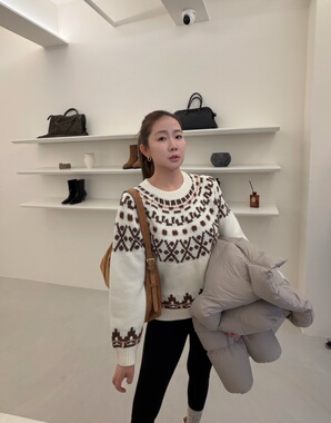 十三行widelia陈姬儿秋冬新款韩版休闲百搭圆领套头针织衫女12225