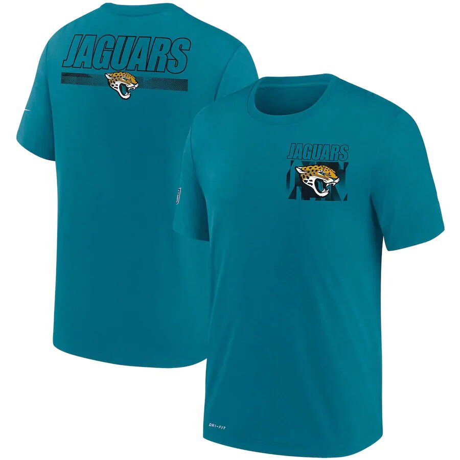 NFL球衣夏季美洲虎Jacksonville Jaguars橄榄球服宽松男士短袖T恤图片