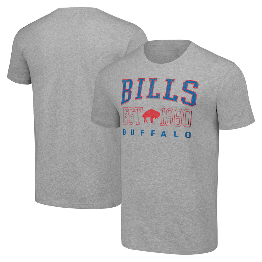 NFL球衣男夏季比尔队Buffalo Bills男士休闲运动长袖宽松短袖T恤