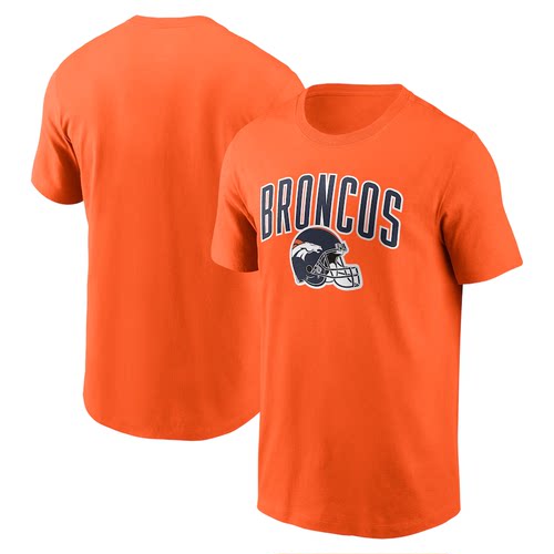 NFL球衣夏季丹佛野马Denver Broncos橄榄球服宽松男士速干短袖T恤