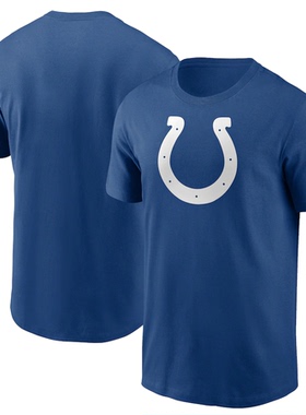NFL球衣夏季小马Indianapolis Colts橄榄球服宽松男士速干短袖T恤