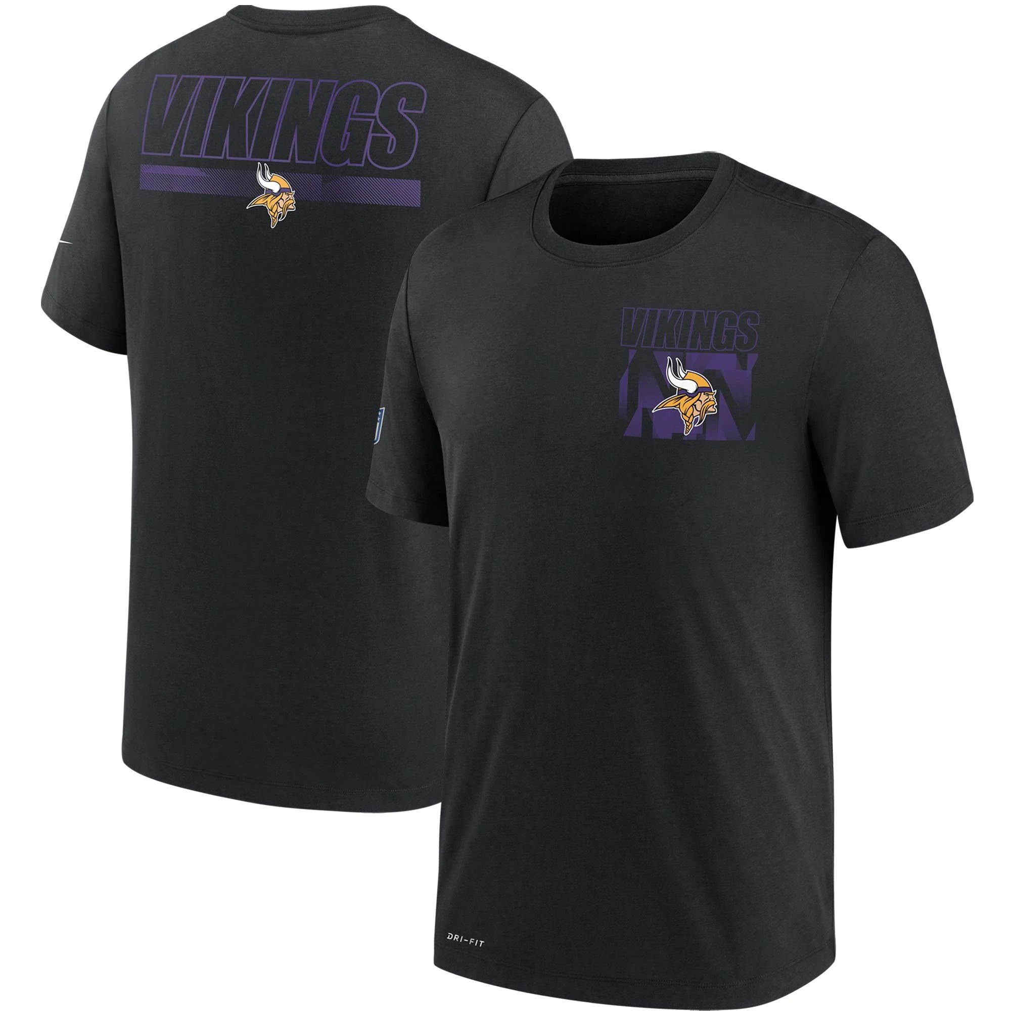 NFL球衣夏季维京人MinnesotaVikings橄榄球服宽松男士速干短袖T恤图片