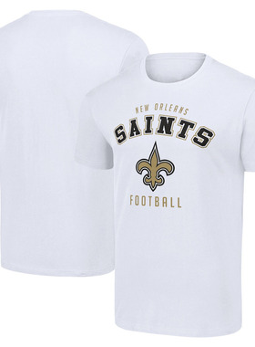 NFL球衣夏季圣徒New Orleans Saints男士休闲运动长袖宽松短袖T恤
