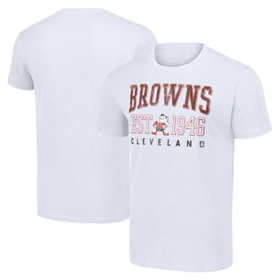 NFL球衣男夏季布朗Cleveland Browns男士休闲运动长袖宽松短袖T恤