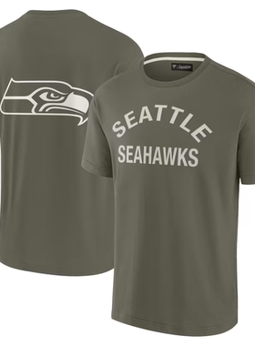 NFL橄榄球衣男夏季西雅图海鹰Seattle Seahawks运动宽松短袖T恤