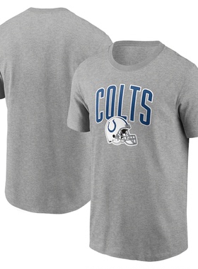 NFL球衣夏季小马Indianapolis Colts橄榄球服宽松男士速干短袖T恤