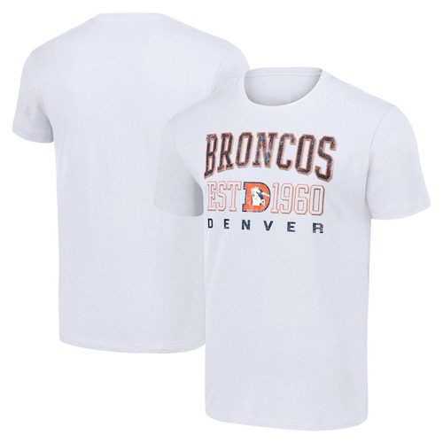 NFL球衣男夏季丹佛野马Denver Broncos休闲运动长袖宽松男短袖T恤