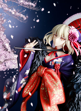 日版包邮 角川 alter FATE FGO 阿尔托莉雅 花魁和服 黑Saber手办