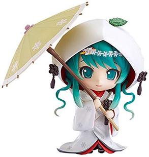 日版现货包邮 GSC 2013 雪初音 初音未来 草莓白无垢 粘土人 手办