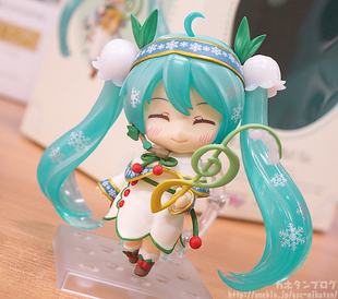 日版现货包邮 GSC 初音未来 限定2015 雪初音 铃兰音 粘土人 手办