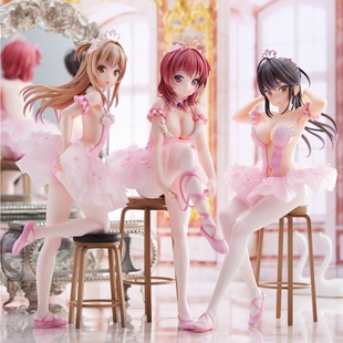 日版包邮 Union uc 火烈鸟芭蕾舞团 马尾辫 后辈 红发女孩 手办