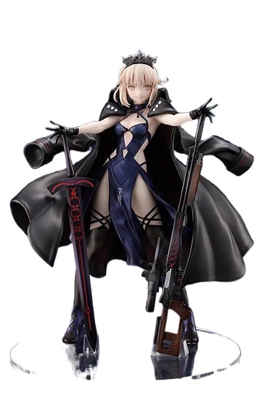 日版现货包邮 AMAKUNI HJ Fate FGO 黑Saber Alter 黑骑呆 手办