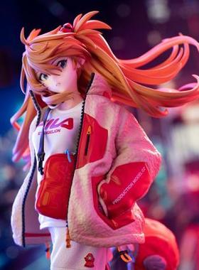 正版包邮hobbymax式波明日香 兰格雷RADIO 新世纪福音战士EVA手办